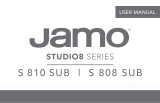 Jamo S810SUB, S808SUB Studio Subwoofers User manual