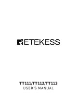 ETEKESS TT111 User manual