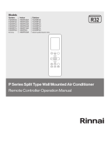 Rinnai p Series User manual