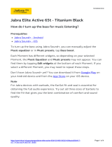Jabra Elite Active 65t User manual