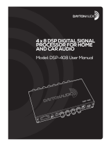 Dayton Audio DSP-408 User manual