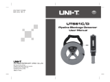 UNI-T UT661C/D Pipeline Blockage Detector User manual