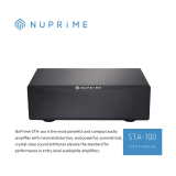 NuPrime STA-100 Power Amplifier User manual