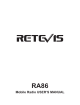 Retevis RA86 User manual