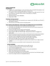 Micro Bit MB0200 User manual