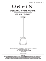 OreinCP40A-500-120-9 LED Mini Pendant