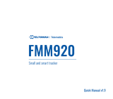 Teltonika FMM920 User manual