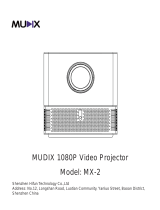 HiFUN MX-2 MUDIX 1080P Video Projector User manual