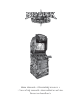 BIG BUCK WORLD Arcade 1Up Cabinet User manual