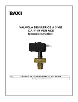 Baxi 3-Way Valve 1 Inch 1/4 For Domestic Hot Water User manual