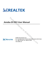 Realtek Ameba-ZII DEV User manual