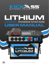 KickAss Lithium LiFePO4 Power Station User manual