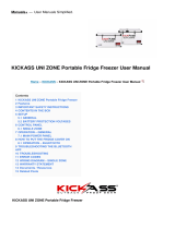 KickAssUNI ZONE Portable Fridge Freezer