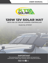 KT SOLAR KT70727 120W Portable Folding Solar Mat User manual