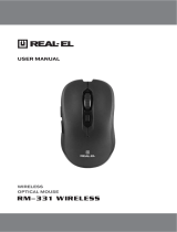 Real-El REAL-EL RM-331 Wireless Optical Mouse User manual