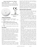 Siterwell GS536 Smoke Alarm Device User manual