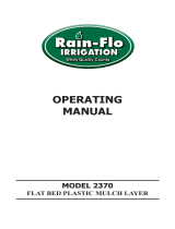 Rain-Flo Rain-Flo 2370 Flat Bed Plastic Mulch Layer User manual