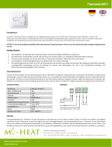 Mi-Heat MST1 Room Thermostat for Underfloor Heating User manual