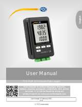 PCE instruments PDR 10 Pressure Data Logger User manual