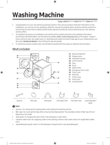 Samsung WW8*A Washing Machine User manual