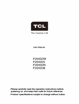 TCL P204SDW User manual