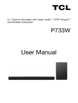 TCL P733W User manual