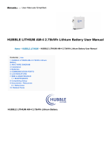 HUBBLE LITHIUM AM-4 User manual