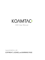 KOAMTAC KDC20 User manual