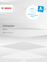 Bosch SHS53C72N User manual