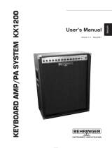 Behringer KX1200 User manual