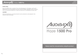 Audibax Haze 1500 Pro User manual