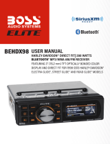 Boss Audio BEHDX98 ­Harely-Davidson Direct Fit Bluetooth MP3 Receiver User manual