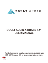 BOULT AUDIO FX1 User manual