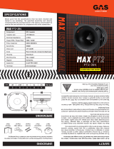 GAS AUDIO POWER MAX PT2-388 User manual