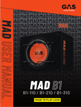GAS AUDIO POWER MAD Series User manual