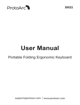 ProtoArc XK03 User manual