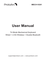 ProtoArc MECH K301 User manual