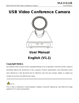 MAXHUB UC P10 USB Video Conference Camera User manual