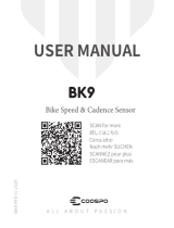 COOSPO BK9 User manual