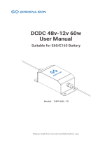 ePropulsion DDR-60L-15 User manual