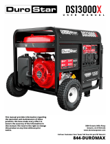 DuroMax Power DS13000X 10500 User manual