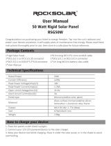 ROCKSOLAR RSG50W User manual