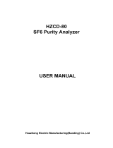 Huazheng HZCD-80 User manual