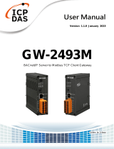 ICP DAS GW-2493M User manual