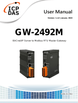 ICP DAS GW-2492M User manual