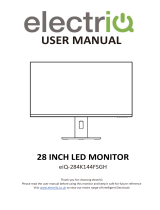 ElectrIQ SM281UHD-144HZ User manual