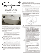 Empava EMPV-67AIS01 Massage Bathtub User manual