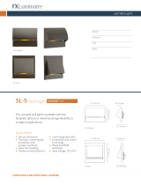 FX Luminaire SL-5-ZDC-FT-SB User manual