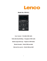 Lenco PDR-011 User manual