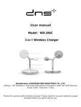 DNS -286C 3In1 Wireless Charger User manual